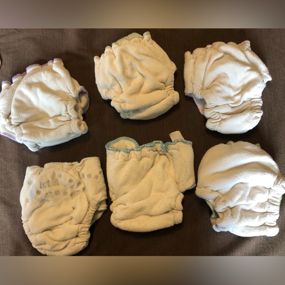 6 Sustainablebabyish fitted diapers